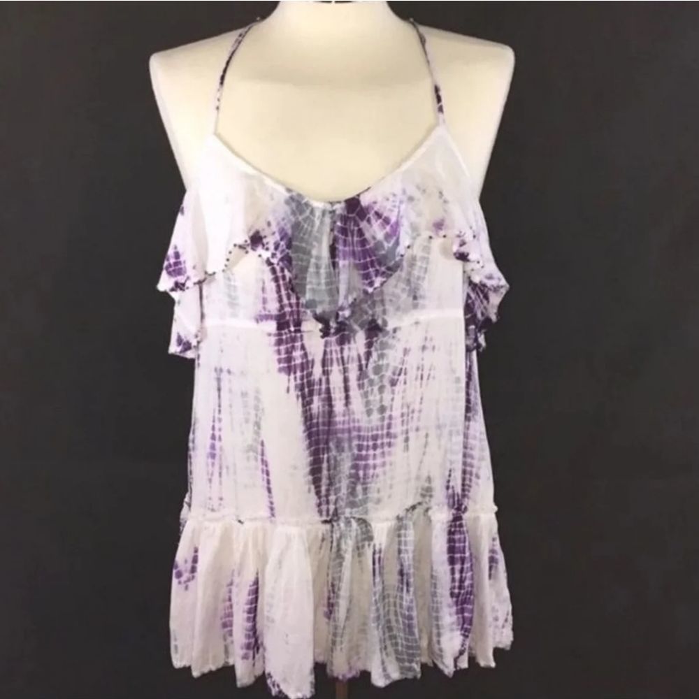 Free People Tie Dye razorback tank!